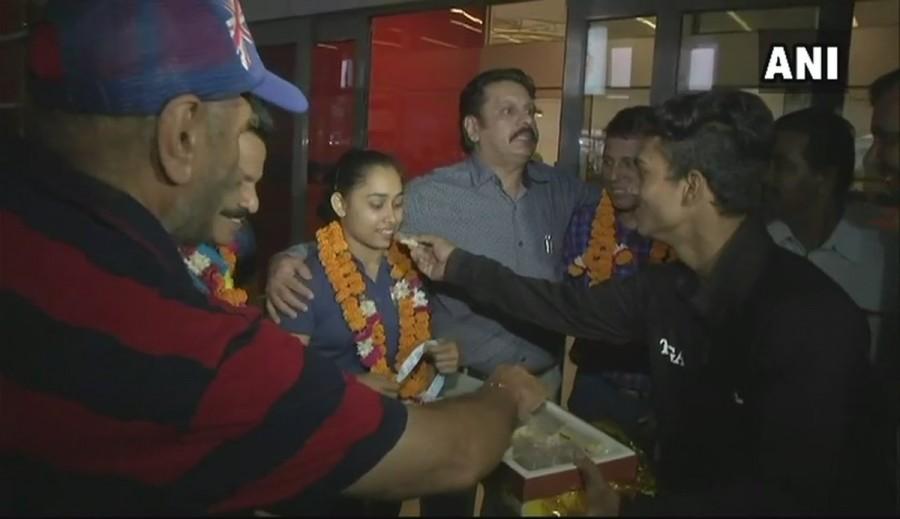 Earlier, Prime Minister Narendra Modi congratulated Dipa on her achievement and tweeted, "India is proud of @DipaKarmakar! Congratulations to her on winning a well-deserved Gold in the vault event at the FIG World Challenge Cup in Mersin, Turkey. This win is a prime example of her tenacity and never-say-die attitude." Gymnast Dipa Karmakar,Dipa Karmakar returns to India,Dipa Karmakar golden win,Gymnastics World Challenge Cup,FIG Artistic Gymnastics,World Cup Challenge Cup