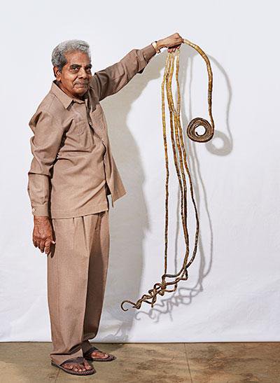 Shridhar's nails will now be displayed at Ripley's Believe It or Not! in Times Square in New York. Shridhar Chillal,Shridhar Chillal longest nails,longest nails,longest nails cuts them,Guinness World Record,Guinness World Record for longest nails