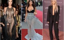 From curve-hugging gowns with plunging neckline to epic cutout ensembles, American TV star Kim Kardashian knows very well how to flaunt her legendarily amazing body. Here are the examples.