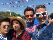 Choreographer-filmmaker Farah Khan says she shot a "super hit" song with actors Akshay Kumar, Bobby Deol and Riteish Deshmukh for "Housefull 4". Farah on Friday tweeted a photograph of herself along with Bobby, Riteish and Akshay, whom she described as "handsome men".  "Happy house full of handsome men!! Shooting a may I say super hit song for 'Housefull 4'. Akshay Kumar, Bobby Deol, Riteish Deshmukh, Sajid Khan, Sajid Nadiadwala," she captioned the image.  She later tagged the composer of the song Sohail Sen and wrote: "It is a super hit song! Thank you Sohail."