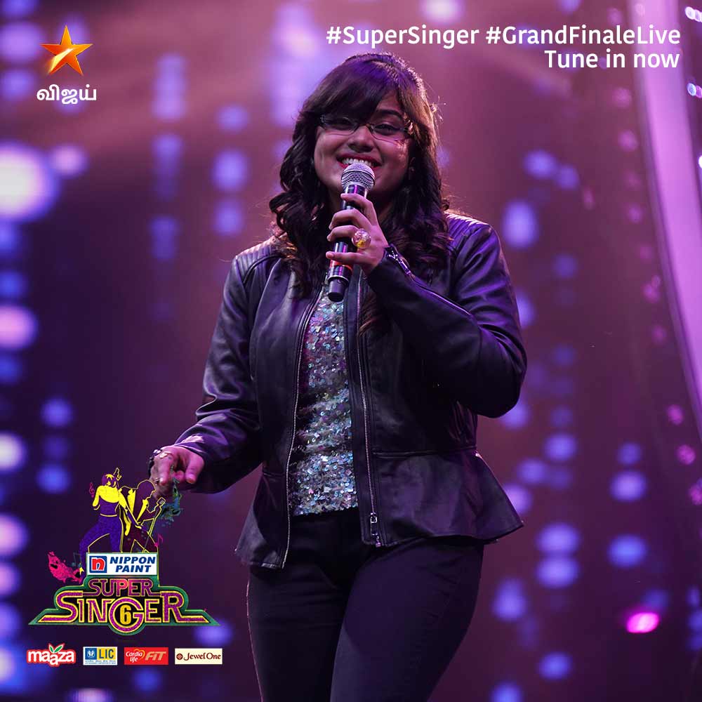 2nd Price - Rakshitha Super Singer 6 Finale,Super Singer 6,Super Singer 6 winner,Super Singer 6 title,Senthil Ganesh,Senthil Ganesh super singer