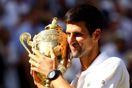 Serbian Tennis ace Novak Djokovic on Sunday defeated South Africa's Kevin Anderson 6-2 6-2 7-6 (7-3) to clinch his fourth Wimbledon title here. This is Djokovic's first Grand Slam victory in more than two years. Anderson saw a nervous start, striking a forehand long at 30/30 and then double faulting at break point to gift Djokovic the first game. Djokovic won 12 of the first 15 points to seize early control of the final. Although Anderson looked more competitive in the game, Djokovic kept the upper hand in longer rallies and kept his opponent on the backfoot with changes in groundstroke pace.