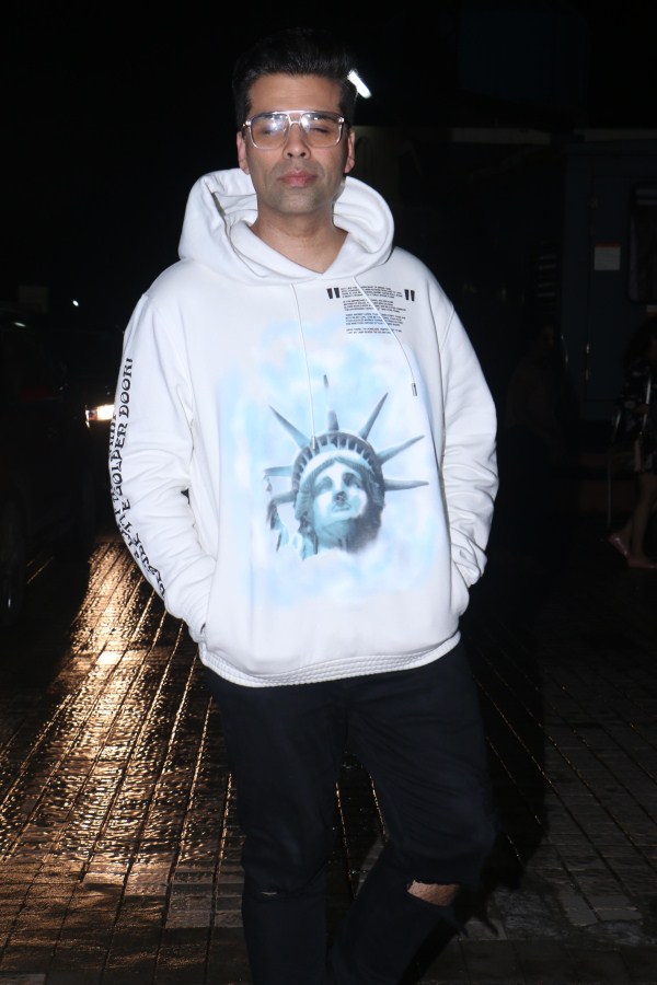 Karan Johar attends Dhadak special screening in Mumbai. Dhadak special screening,Dhadak special screening pics,Dhadak special screening images,Dhadak special screening stills,Sonam K Ahuja,Varun Dhawan,Ishaan Khattar,Janhvi Kapoor,Dhadak review,Dhadak movie review