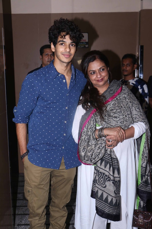 Ishaan Khatter and Neelima Azeem at Dhadak special screening in Mumbai. Dhadak special screening,Dhadak special screening pics,Dhadak special screening images,Dhadak special screening stills,Sonam K Ahuja,Varun Dhawan,Ishaan Khattar,Janhvi Kapoor,Dhadak review,Dhadak movie review