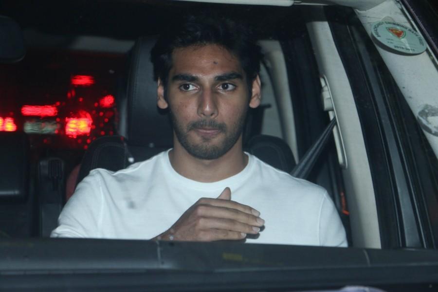 Aahan Shetty poses for the cameras during Dhadak special screening in Mumbai. Rekha,Madhuri Dixit,Shahid Kapoor,Sonakshi Sinha,Ishaan Khatter and Janhvi Kapoor,Ishaan Khatter,Janhvi Kapoor,Dhadak screening,Dhadak,Dhadak special screening,Dhadak special screening pics,Dhadak special screening images,Dhadak special screening stills