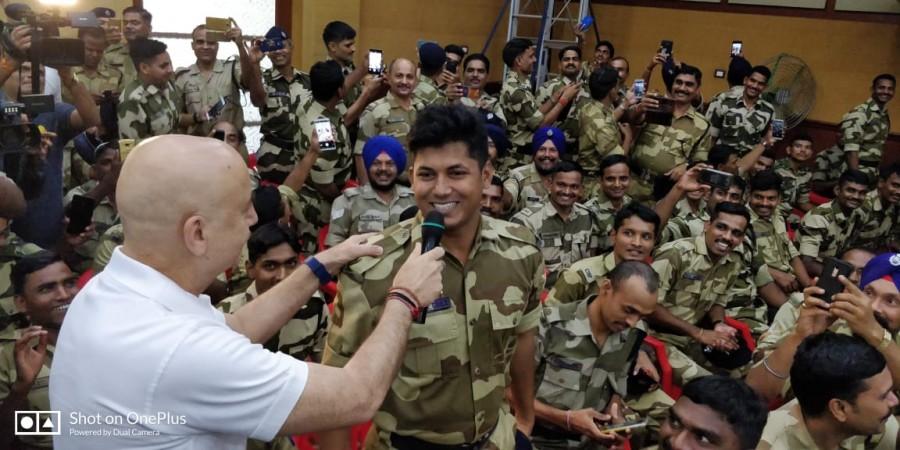 Anupam Kher at CISF Golden Jubilee Celebration Anupam Kher,actress Anupam Kher,CISF golden jubilee celebration,Anupam Kher at CISF golden jubilee celebration,CISF golden jubilee celebration pics,CISF golden jubilee celebration images,CISF golden jubilee celebration stills
