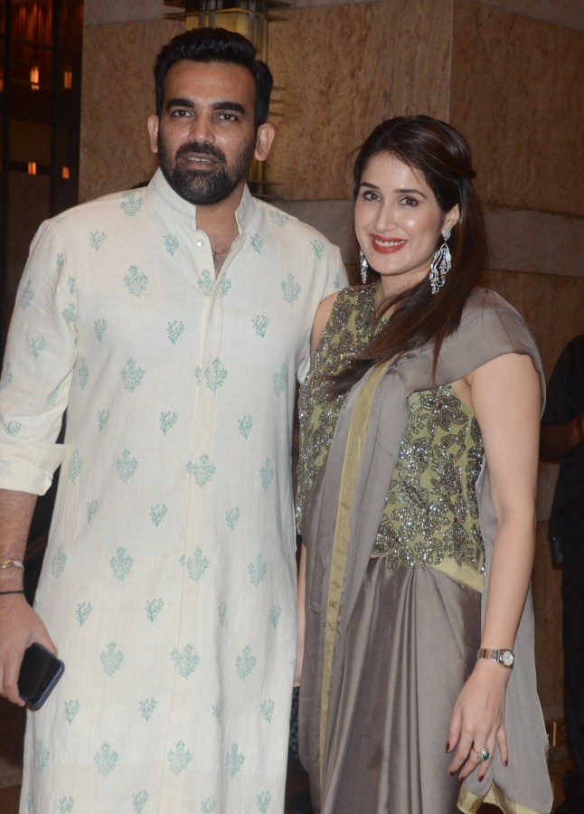 Zaheer Khan and Sagarika Ghatge MS Dhoni,Zaheer Khan,Yuvraj Singh,Nushrat Bharucha,Sophie Choudry,Sagarika Ghatge,Praful Patel's daughter Poorna’s sangeet ceremony,Poorna’s sangeet ceremony,Poorna’s sangeet ceremony pics,Poorna’s sangeet ceremony images,Poorna’s sangeet ceremony st