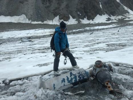 1968 plane crash victim's body found in H-P glacier