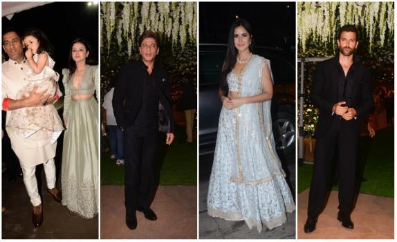 B-Town stars suit up for Poorna Patel's reception