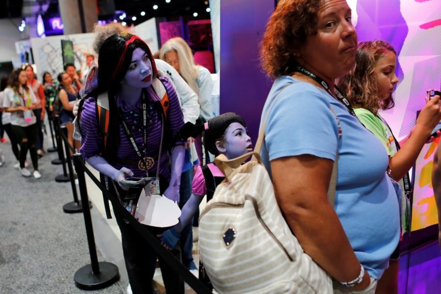 Monica Davis and her daughter Eleanor Comic-Con,San Diego Comic-Con,San Diego Comic-Con 2018,San Diego Comic-Con pics,San Diego Comic-Con images,San Diego Comic-Con stills,San Diego Comic-Con pictures,San Diego Comic-Con photos