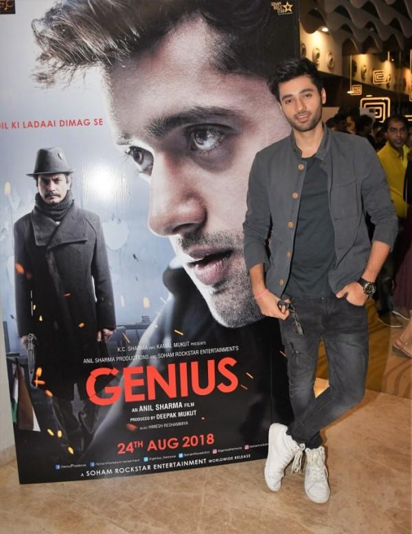 Genius trailer launch: Utkarsh Sharma, Ishita Chauhan, Anil Sharma and