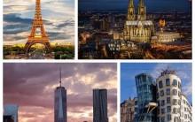 Beautiful buildings with brilliant architecture