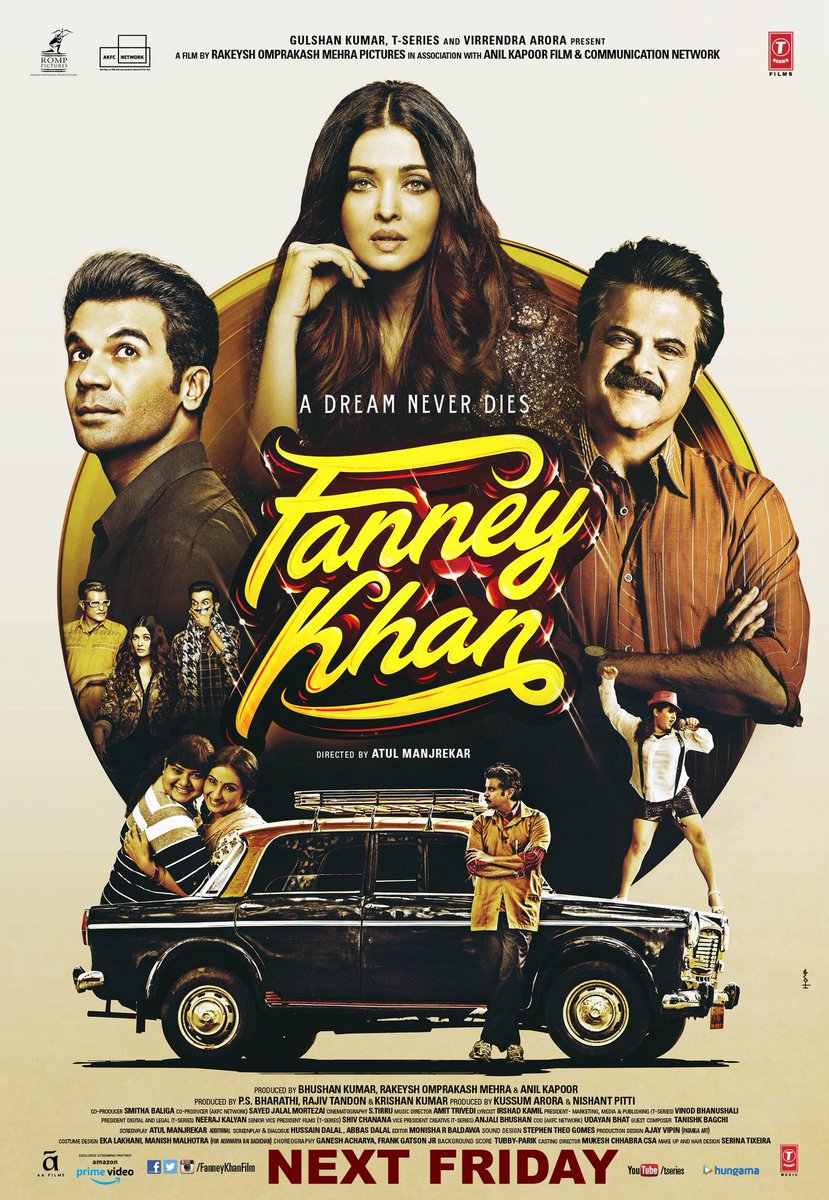 Newcomer Pihu Sand features in latest 'Fanney Khan' poster Fanney Khan,Anil Kapoor,Fanney Khan poster,Fanney Khan first look,Atul Manjrekar,Fanne Khan,Aishwarya Rai