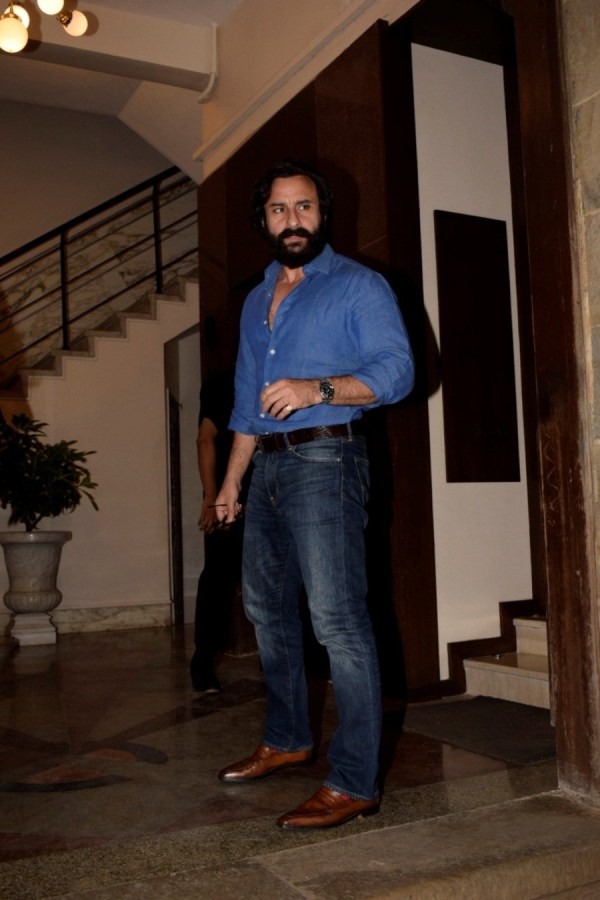 Saif Ali Khan Vidya Balan,Saif Ali Khan,Karan Johar,Karwaan pre-release party,Ronnie Screwvala,Karwaan special screening,Karwaan special screening pics,Karwaan special screening images,Karwaan special screening stills,Karwaan special screening pictures,Karwaan special