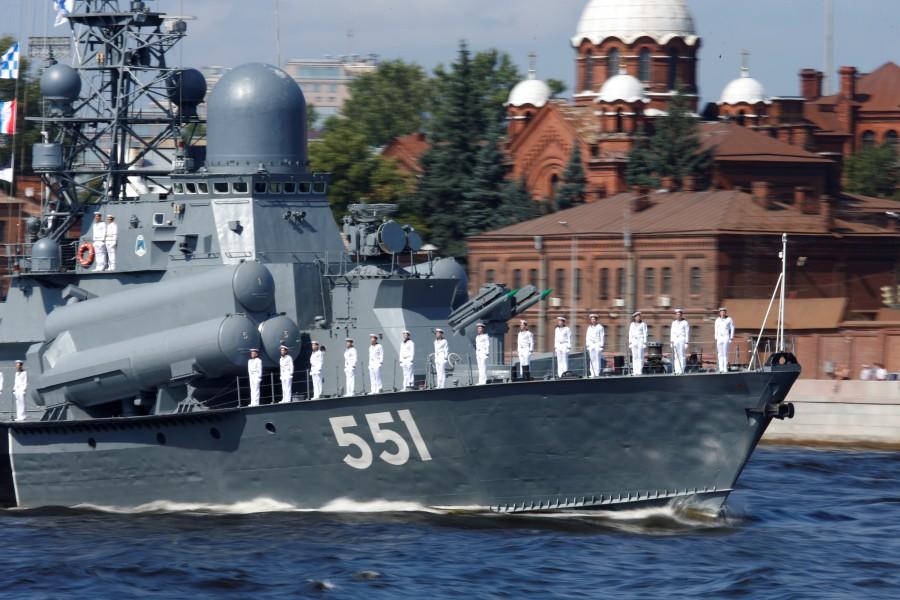 Russian warship sails along the Neva River Vladimir Putin,President Vladimir Putin,Russia Navy day,Russia Navy day celebration,Russia Navy day celebration pics,Russia Navy day celebration images,Russia Navy day celebration stills,Russia Navy day celebration pictures,Russia Navy day celebration pho
