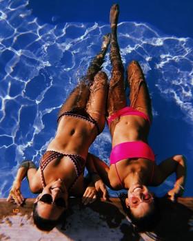 Nina Dobrev takes sunshine break in Mykonos