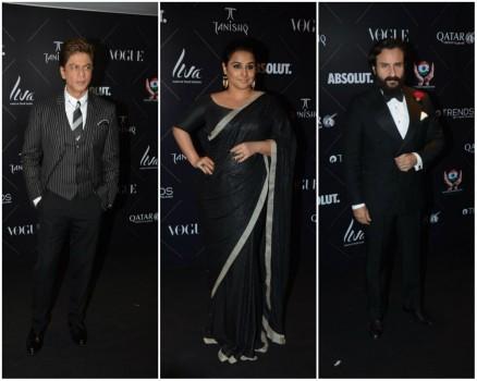 Shah Rukh Khan, Vidya Balan and Saif Ali Khan at Vogue Beauty Awards 2018