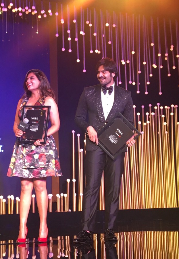 Richa, Ali happy to be named 'Most Beautiful Couple' Richa Chadha and Ali Fazal,Shahid and Mira,most beautiful couple of the year,couple of the year,Richa Chadha and Ali Fazal wins couple of the year,Vogue Beauty Awards,Vogue Beauty Awards 2018