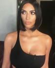 Kim Kardashian West shows off her new bob hairstyle