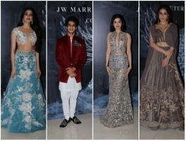 Manish Malhotra's Couture Show,celebs at Manish Malhotra's Couture Show,Manish Malhotra fashion Show,Manish Malhotra fashion Show pics,Manish Malhotra fashion Show images,Ishaan Khatter,Khushi Kapoor,Janhvi Kapoor,Sara Ali Khan