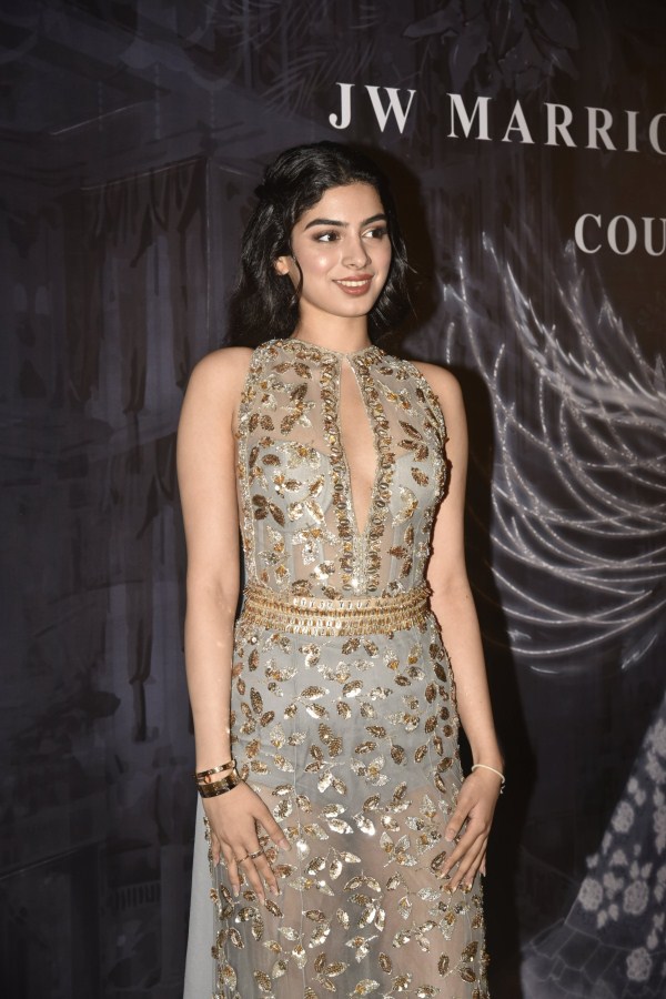 Khushi Kapoor Manish Malhotra's Couture Show,celebs at Manish Malhotra's Couture Show,Manish Malhotra fashion Show,Manish Malhotra fashion Show pics,Manish Malhotra fashion Show images,Ishaan Khatter,Khushi Kapoor,Janhvi Kapoor,Sara Ali Khan