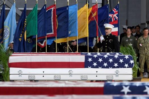 Korean War remains return home to U.S.