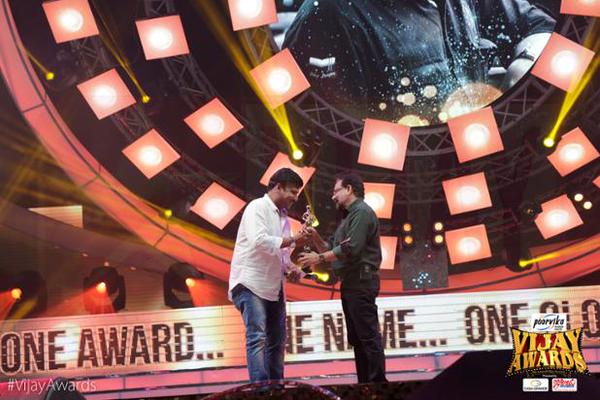 Sabu - BEST ART DIRECTION for Lingaa Vijay Awards,Vijay Awards 2015,9th Annual Vijay awards,Vijay Awards winners,Vijay Awards 2015 winnes photos,Vijay Awards winner list,Vijay Awards pics,Vijay Awards images,Vijay Awards stills