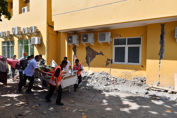 Moh. Ruslan hospital in Mataram Indonesian,Indonesian earthquake,Indonesian earthquake pics,Indonesian earthquake images,Indonesian earthquake stills,Bali and Lombok
