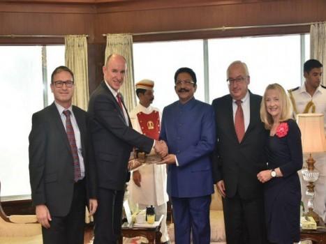 Australian Parliamentary delegation meets governor C. Vidyasagar Rao