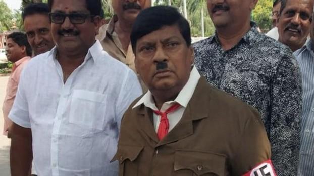 TDP MP turns up as Adolf Hitler