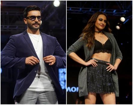 Ranveer Singh, Sonakshi Sinha sizzle on the ramp at AW'18 collection