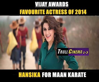9th Vijay Awards 2015: Winners
