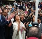 Rani Mukerji hoisting the national flag