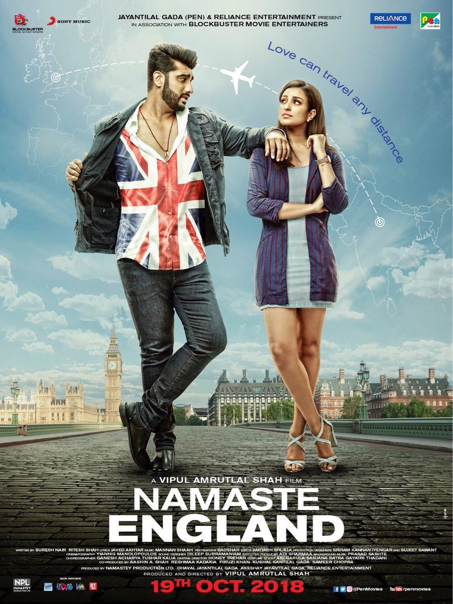 Arjun Kapoor and Parineeti Chopra's Namaste England posters Namaste England posters,Namaste England,Namaste England movie posters,Arjun Kapoor and Parineeti Chopra,Arjun Kapoor,Parineeti Chopra