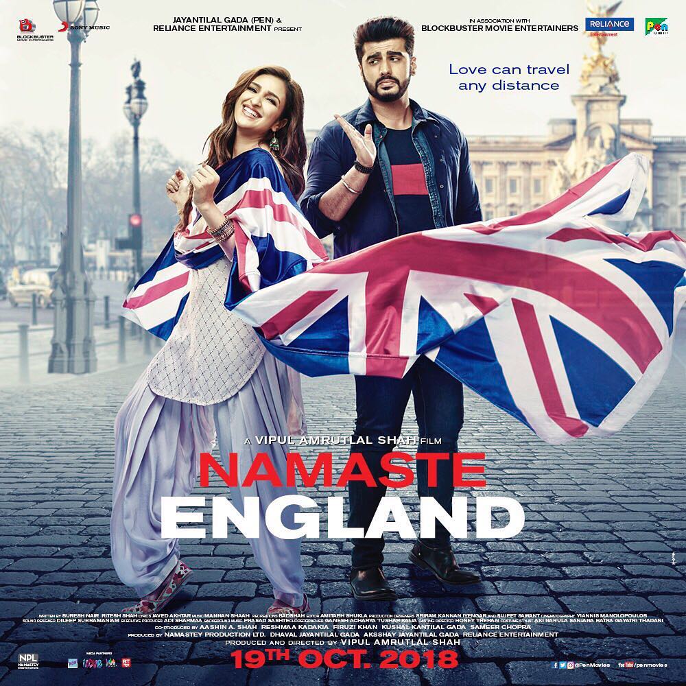 Namaste England posters Namaste England posters,Namaste England,Namaste England movie posters,Arjun Kapoor and Parineeti Chopra,Arjun Kapoor,Parineeti Chopra