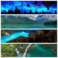 Beautiful lakes,river,around the world,Yosemite National Park,exploring nature,Niagara falls,icy lakes,Switzerland