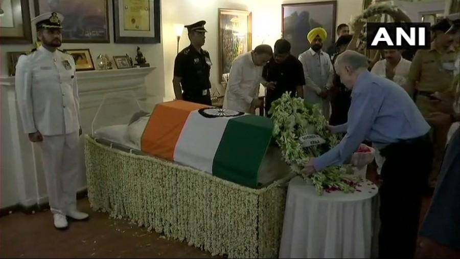 Kerala governor P. Sathasivam & Tamil Nadu governor Banwarilal Purohit Modi,Sonia Gandhi,Ram Nath Kovind,Atal Bihari Vajpayee,Atal Bihari Vajpayee dead,Atal Bihari Vajpayee passed away,Atal Bihari Vajpayee death,former Prime Minister