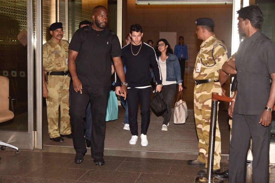 Nick Jonas and family arrive in Mumbai Priyanka Chopra and Nick Jonas engagement,Priyanka Chopra Nick Jonas engagement,Nick Jonas engagement,Priyanka Chopra engagement,Priyanka Chopra and Nick Jonas engagement pics,Priyanka Chopra and Nick Jonas engagement images,Priyanka Chopra and Nick Jonas