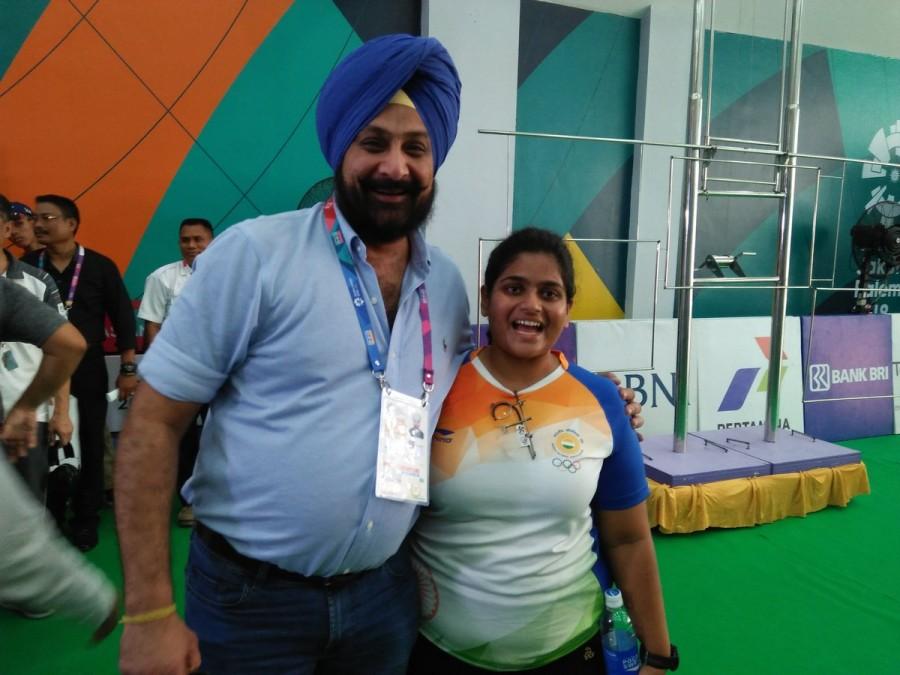 Indian shooter Rahi Sarnobat clinches gold in women's 25m pistol Shooter Rahi Sarnobat,Rahi Sarnobat,Rahi Sarnobat wins gold,Rahi Sarnobat wins Asian Games,Asian Games,Asian Games 2018,25m Pistol event