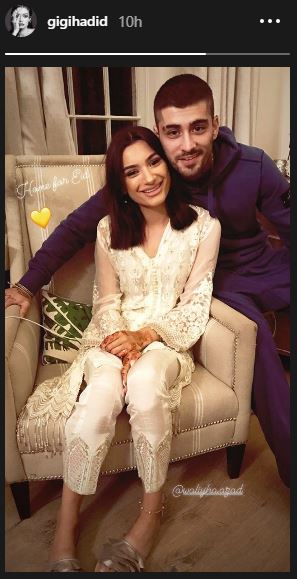 Gigi Hadid celebrates Eid-Al-Adha with Zayn Malik Gigi Hadid,model Gigi Hadid,zayn malik and gigi hadid,Gigi Hadid and Zayn Malik,Eid al-Adha 2018,Gigi Hadid celebrates Eid