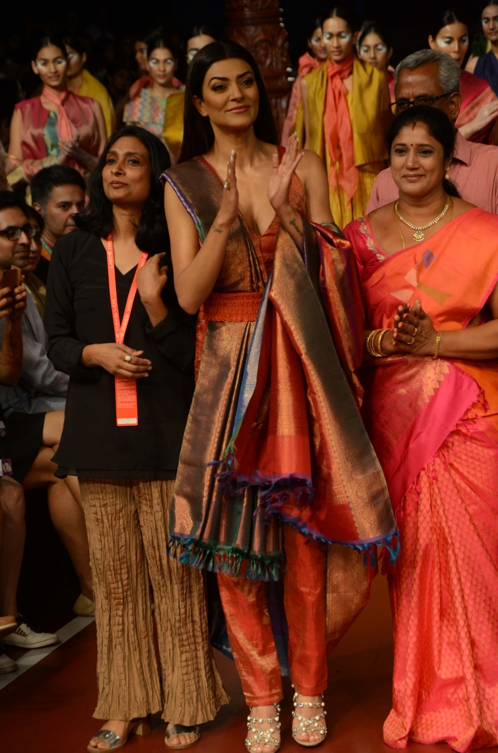 Sushmita Sen walks down LFW ramp like a queen Sushmita Sen,Lakme Fashion Week,Lakme Fashion Week 2018,Sushmita Sen walks ramp,Sushmita Sen at Lakme Fashion Week,celebs at Lakme Fashion Week,LFW 2018,celebs at LFW 2018