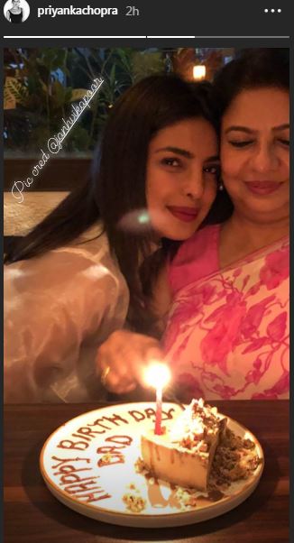 Priyanka celebrates father's b'day with mom Madhu Priyanka Chopra,Priyanka Chopra Quantico,Priyanka Chopra Nick Jonas,Ashok Chopra,Ashok Chopra birthday,Madhu Chopra,Priyanka Chopra celebrates Ashok Chopra birthday