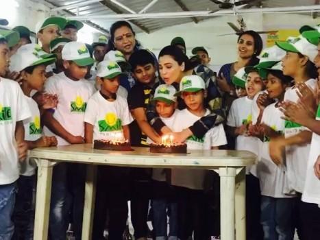 Daisy Shah holds pre-birthday celebration with underprivileged kids