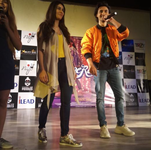 Aayush Sharma and Warina Hussain promotes Loveratri in Kolkata Aayush Sharma and Warina Hussain,Aayush Sharma,Warina Hussain,Loveratri,Loveratri promotion,Loveratri movie promotion