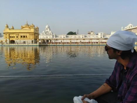 Ahead of the release, team 'Paltan' visits Golden temple