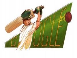 Google doodle,Sir Don Bradman,Sir Don Bradman birthday,Don Bradman,Don Bradman birthday,Don Bradman 110th birth anniversary