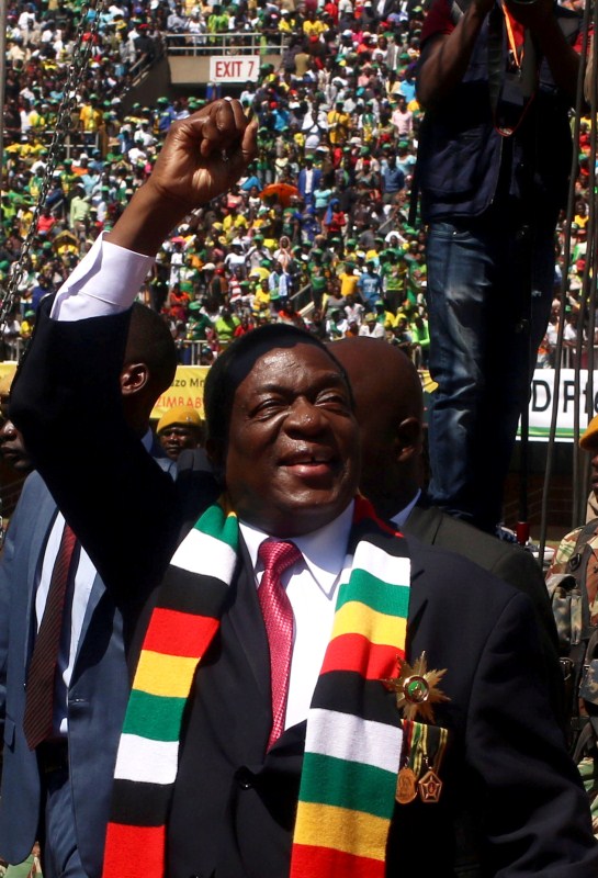 Zimbabwe: Emmerson Mnangagwa Sworn In As New President - Photos,Images ...