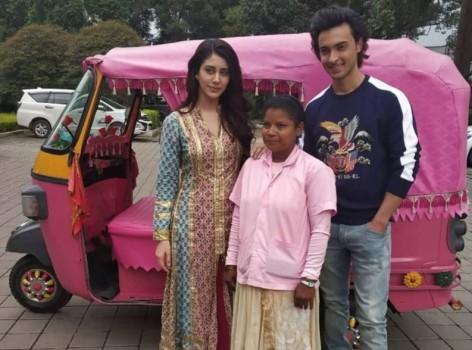 Aayush Sharma and Warina Hussain