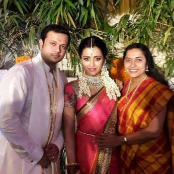 Trisha and Varun Manian with Suhasini
