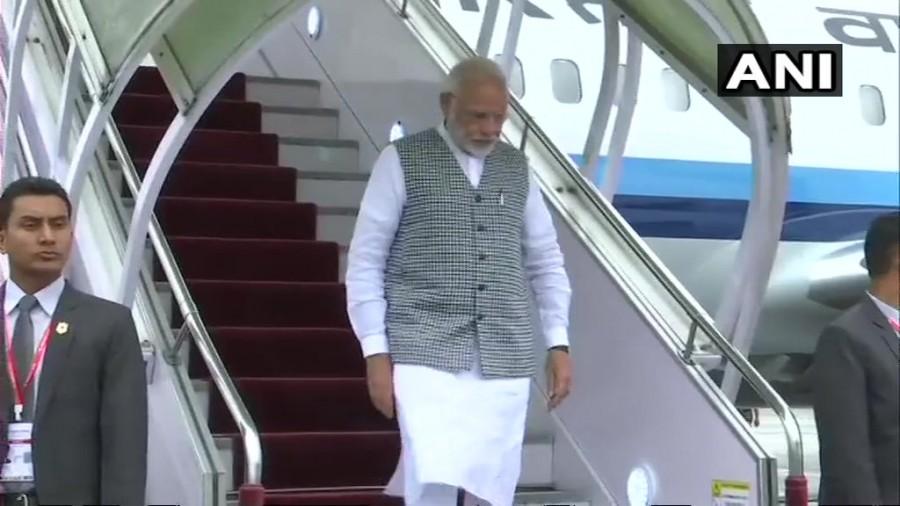 PM Modi in Kathmandu for BIMSTEC summit Narendra Modi,PM Narendra Modi,Narendra Modi in Kathmandu,Modi in Kathmandu,Narendra Modi in Nepal,BIMSTEC summit,Modi BIMSTEC summit